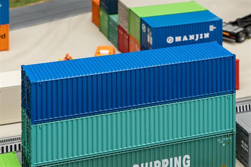 Faller 182102 40 Fuß Container, blau, H0