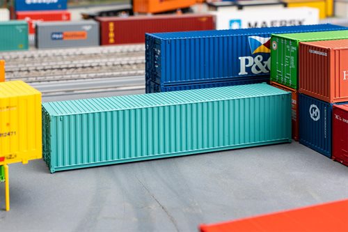 Faller 182103 40 Fuß Container, grün, H0