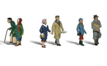 Woodland Scenics A1900 Paar in Mänteln, H0