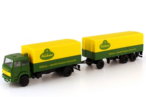 Herpa 828292 Mercedes-Benz Front-Autoanhänger, Patrizier-Bräu, H0