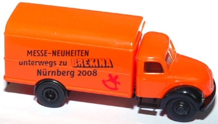 Brekina Magirus Mercur Koffer, Messeneuheit 2008, H0