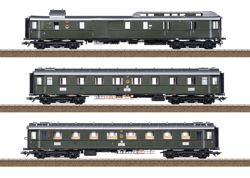 Trix 23650 FD 226 Schnellzugwagenset, passend für Baureihe 01
