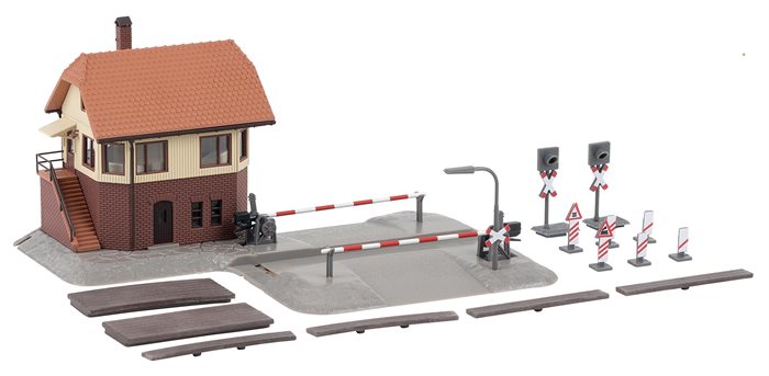 Faller 231718 Gleisübergang mit Blockpfosten, Spur N