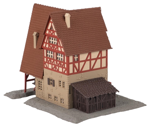 Faller 232134 Au Mühle mit Wasserrad, Spurweite N