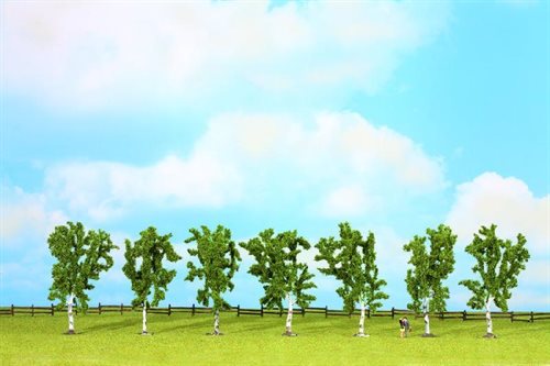 Noch 25096 7 Birken, 10 cm hoch