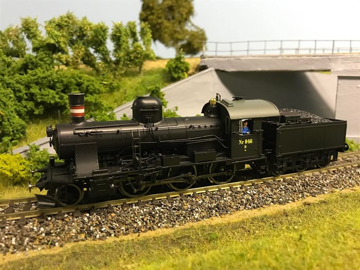 Hobbytrade 150818dcs DSB Dampflokomotive D 818 Ep. III mit Sounddecoder DC