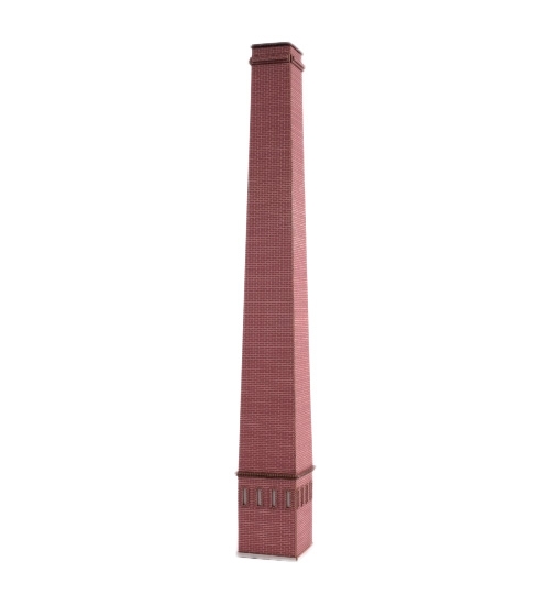 Joswood 17029 Industrie-Skorten, dunkelrot, Lasercut-Bausatz, H0