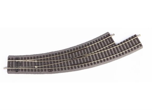 Piko 55427 A-Gleis mit Ballast, gebogene Weiche, links, R3-R4