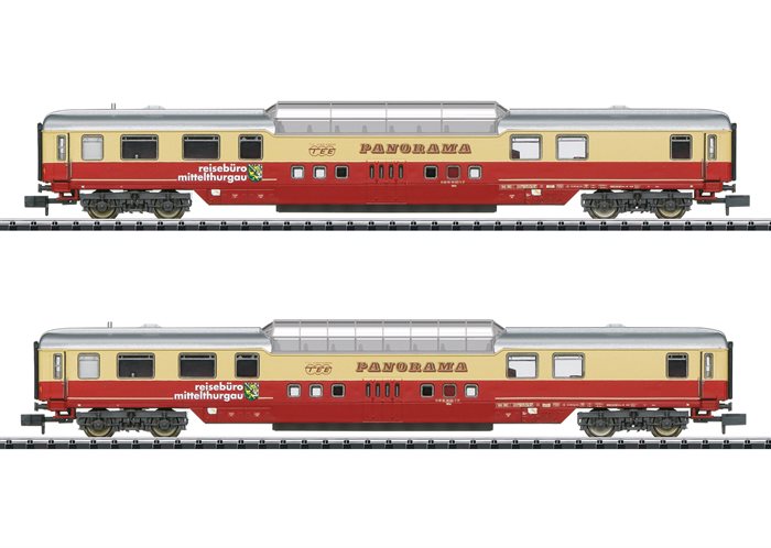 Minitrix 18712 Panoramawagen-Set „Sonder-TEE“ 
