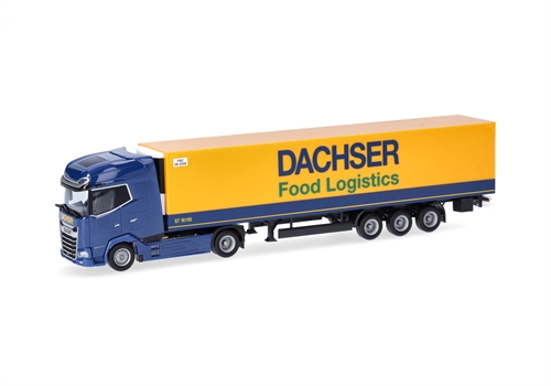 Herpa 318099 DAF XG+ Planenauflieger „Dachser Intelligent Logistics“ (Bayern/Kempten), H0