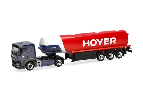 Herpa 318136 Benzintankwagen "HOYER" H0