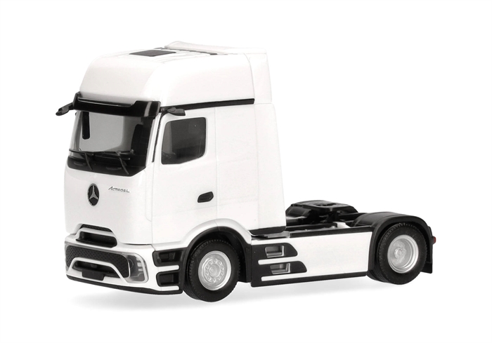 Herpa 318365 Mercedes-Benz Actros L ProCabin Gigaspace Zugmaschine, weiß, H0