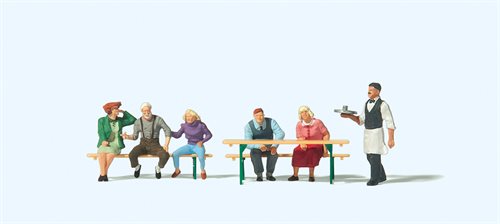 Preiser 10782 Weinfest, sechs Figuren, H0