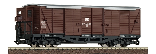 Roco 34529 Gedeckter Güterwagen, DR, Ep. III, H0e