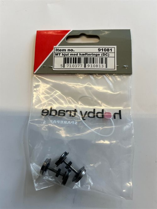 Hobbytrade 91081 MT RADSATZ MIT HAFTREIFEN (DC)