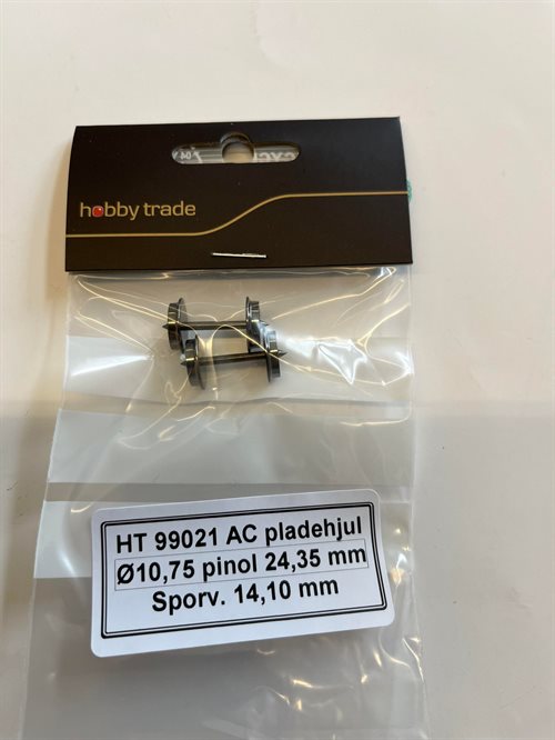 Hobbytrade 99021 AC-Plattenrad Ø 0,75 Pinol 24,35 mm, Spurweite 14,1 mm