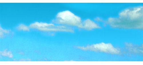 Vollmer 46105 Hintergrund, spurenneutral, mit Wolken, 4-teilig