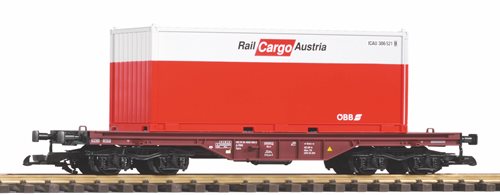 Piko 37011 Flachwagen ÖBB V mit 20' Container, Spur G