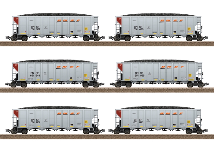 Trix 24911 BNSF Selbstentladewagen-Set, Ep VI