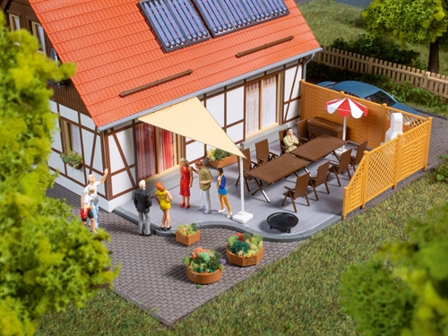 Auhagen 41650 Terrassendekoration, H0