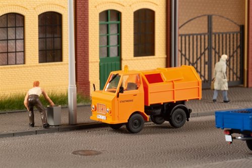 Auhagen 41672 Mehrfachfahrzeug M22 mit Müllcontainer, H0