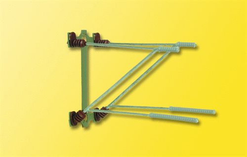 Viessmann 4172 Doppelset für Oberleitungen, 5-tlg. H0