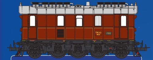 Heljan 42021 Frichs Firkant Troldhede-Kolding Eisenbahn TKVJ M3, Epoche IIIb, DC, KOMMT NEU 2025