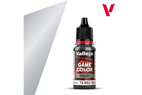 Vallejo 72053 Game Color Metallic Chainmail Silber 18ml (123)