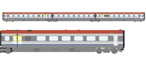 Dekas 8751024 SJ Y2KR 1383 (Herulen), Küstenpfeil 2000er Design, DC LokSound