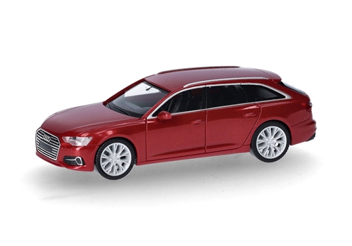Herpa 430647-005 Audi A6 Avant, Tangorotmetallic, H0