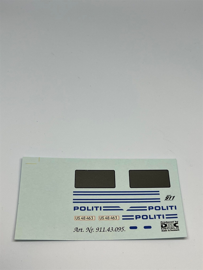 DMC Decals DP 112-095 Politi 1:43