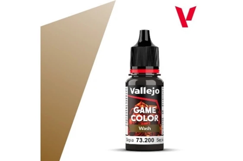 Vallejo 73200 Game Color Wash Sepia 18ml (87)