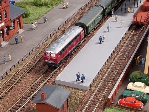 Auhagen 44641 Bahnsteig ohne Überdachung, Spur N