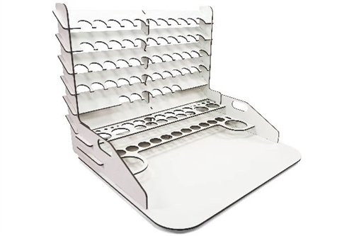 Vallejo 26012 Vallejo Farbdisplay und Arbeitsstation, vertikale Aufbewahrung, 40 x 34,5 x 29,5 cm