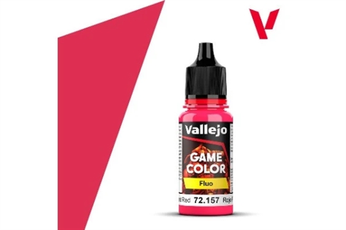 Vallejo 72157 Fluoreszierendes Rot 18ml (103)