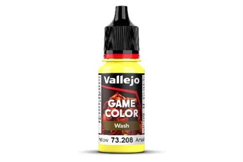 Vallejo 73208 Game Color Wash yellow 18ml (81)
