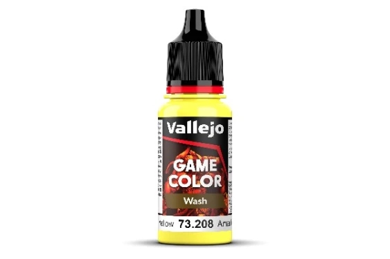 Vallejo 73208 Game Color Wash yellow 18ml (81)