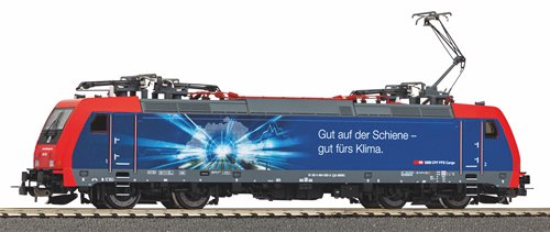 Piko 21620 Elektrolokomotive, 484 020, „Gut fürs Klima“ SBB Cargo, Ep. VI, DC Sound, H0