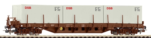 Piko 24527 Containerwagen Rs DSB IV mit 3x 20' Containern DSB kommende neuigkeiten 2024