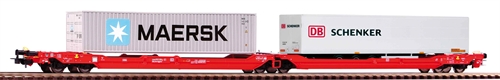 Piko 24619 Taschenwagen T3000e mit 1 PNO Trailer und 1 40' Container Maersk kommende neuigkeiten 2024