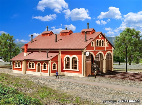 Vollmer 47609 Lokschuppen, dreitürig, Spur N