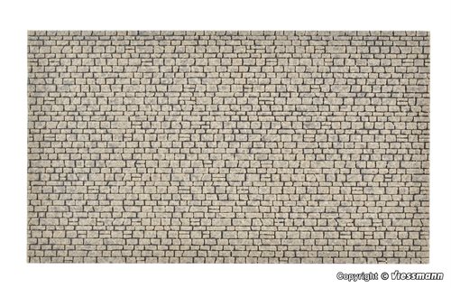 Vollmer 48220 Mauerplatte Naturstein, Steinkunst, 26,5 x 15,5 cm
