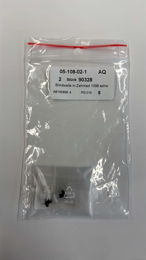 Roco 90328 Jackaksel mit Zahnrad 1099 schwarz, 1 Stück