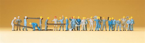 Preiser 14403 Eisenbahner, 24 Figuren, H0