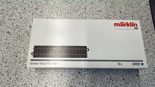 Märklin 24172 Gerades Gleis, Preis pro Stück (GEBRAUCHT)