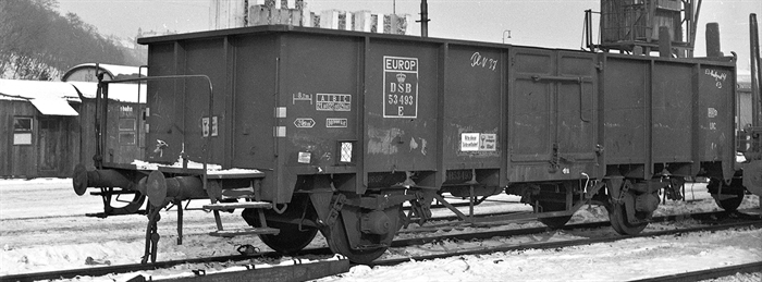 Brawa 50076 E DSB offener Güterwagen, Ep III, DSB, NEU 2024