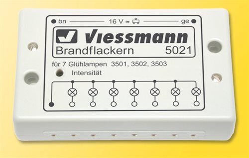 Viessmann 5021 Elektronik für Brände, brennende Häuser usw.