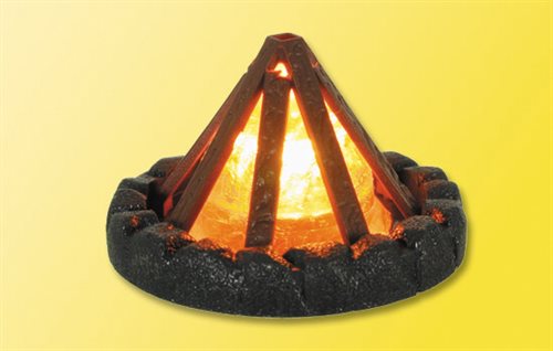 Viessmann 5022 Feuerstelle mit eingebauten Glühbirnen H0