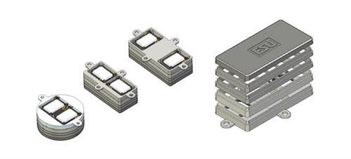 ESU 50340 Stromschienen-Neutrallautsprecher-Set mit 4 verschiedenen Montagemöglichkeiten