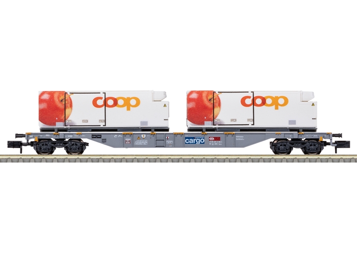 MiniTrix 15495 Containerträger „coop®“, Spur N